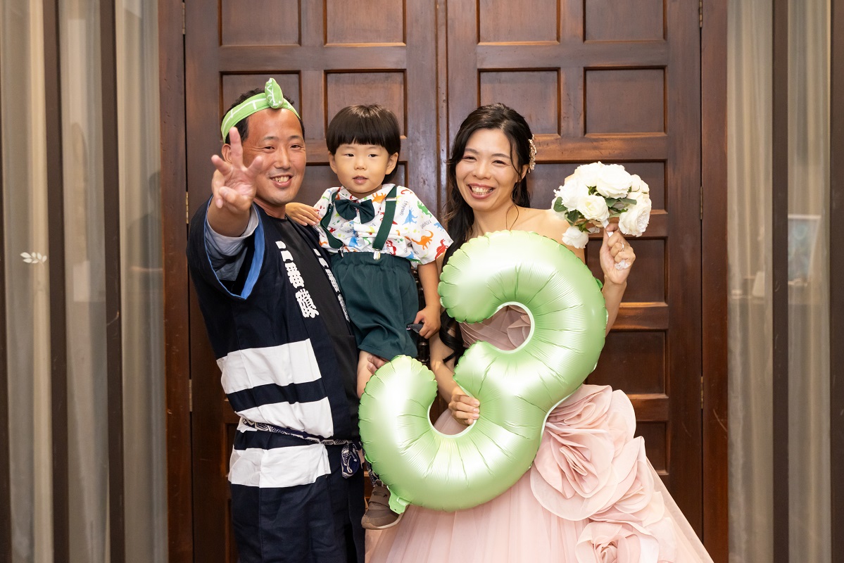 【結婚式レポート】おふたりとお子様の大好きが詰まった♪パパママキッズウェディング