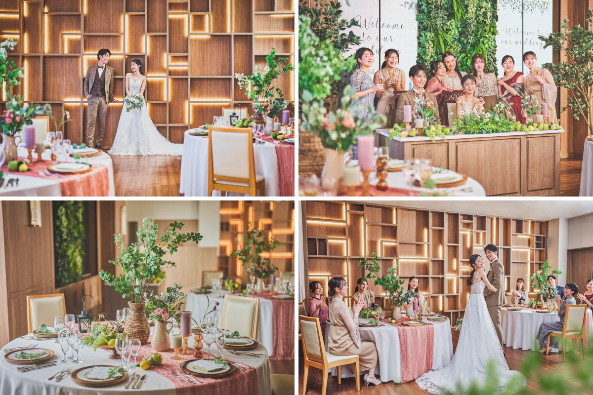 リニューアル会場「芙蓉」のウェディング風景