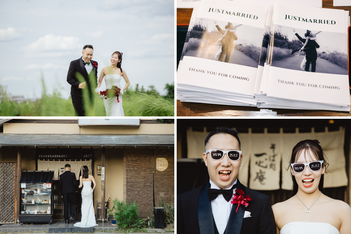 前撮り写真を使ったプロフィールブック