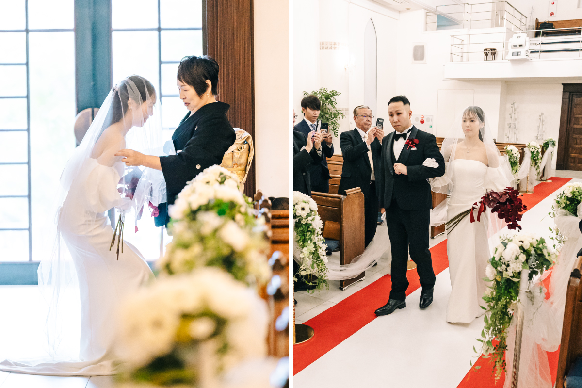 新婦入場シーン