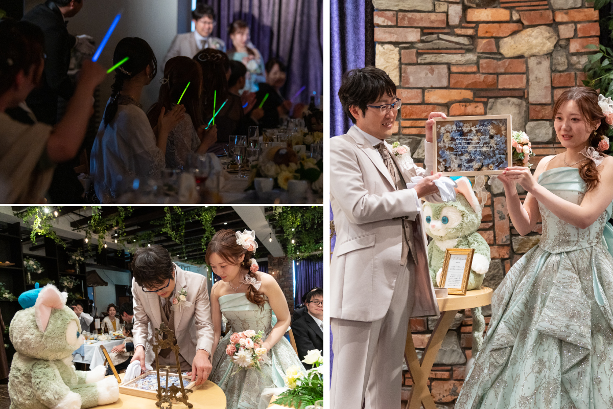 新郎新婦再入場